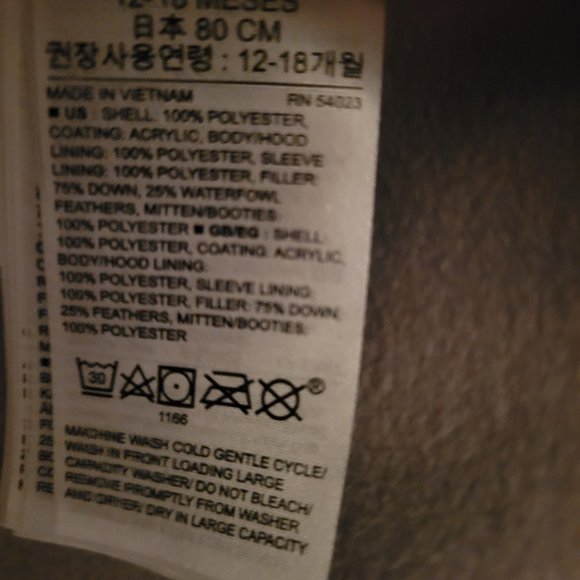 Gap snowsuit downfilled - Picture 5 of 6